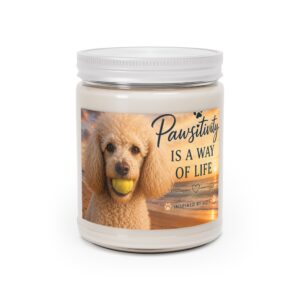 Pawsitivity Soy Candle — 'Pawsitivity Is a Way of Life' 9oz Scented Jar